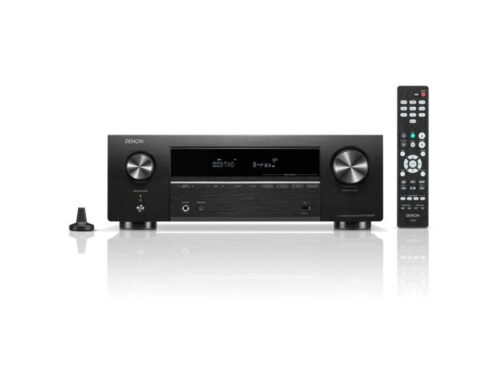 Denon AVR-X580BT 5.2 Channel 8K AV Receiver with Bluetooth.