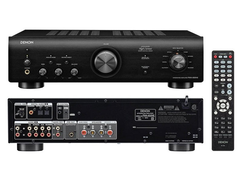 Denon PMA-600NE Amplifier + B&W 607 S3 Bookshelf Speaker Pair Black Pack - Image 4