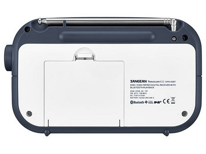 Sangean DPR-42BT Portable Digital Radio DAB+ Ink Blue - Image 4