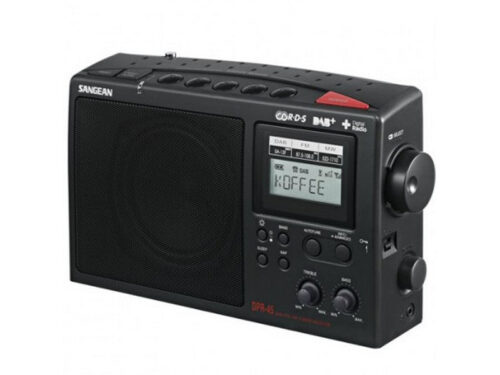 Sangean DPR-45 Portable Digital Radio Tri-Band AM/FM/DAB+ Black