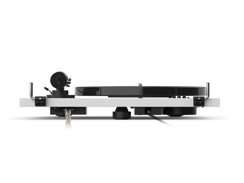 Pro-Ject E1 Turntable White Pre-fitted with Ortofon OM 5E Cartridge - Image 2