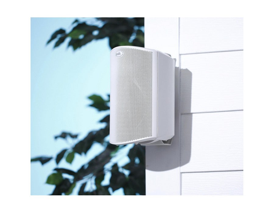 Polk Atrium 4 All Weather Outdoor Compact Speaker Pair White - Image 3
