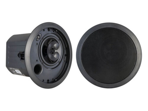 Klipsch IC-650-T 6.5-Inch In-Ceiling Speakers Pair Black