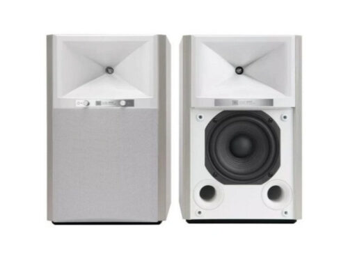 JBL 4305P Powered 2-way Bookshelf Studio Monitor Pair White