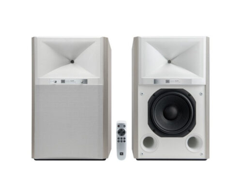 JBL 4329P Studio Monitor Powered Loudspeaker Pair White