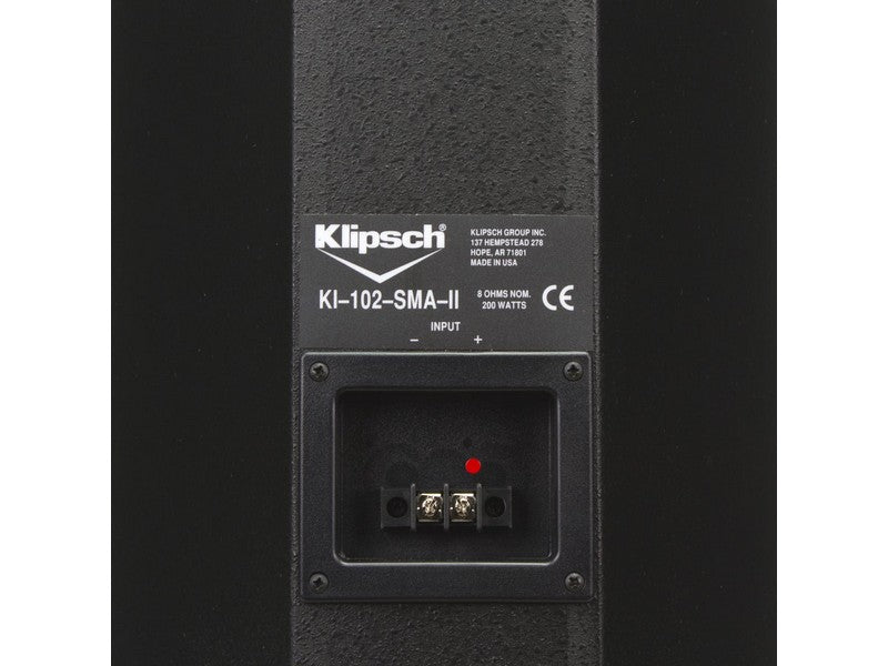 Klipsch KI-102-SMA-II Trapezoidal 8" 2-way Black Speaker Each - Image 6