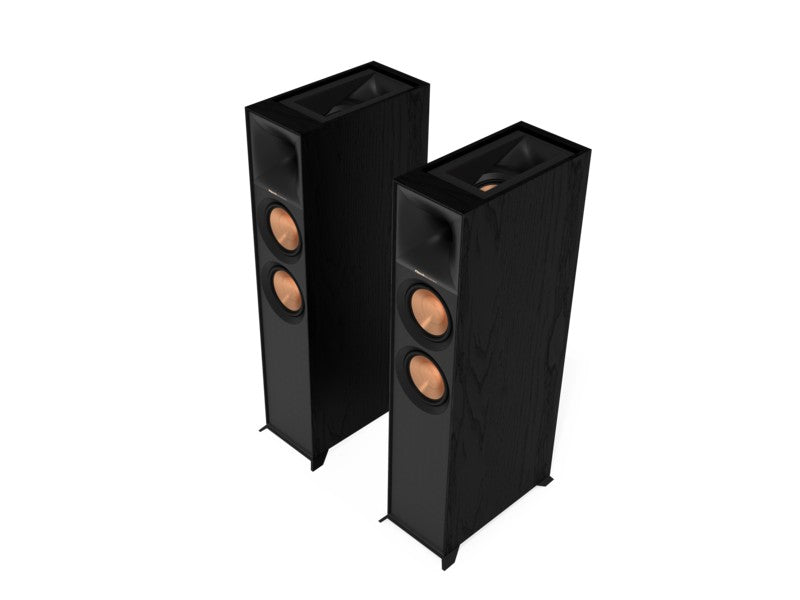 Klipsch R-605FA Floorstanding Speaker Pair Ebony - Image 3