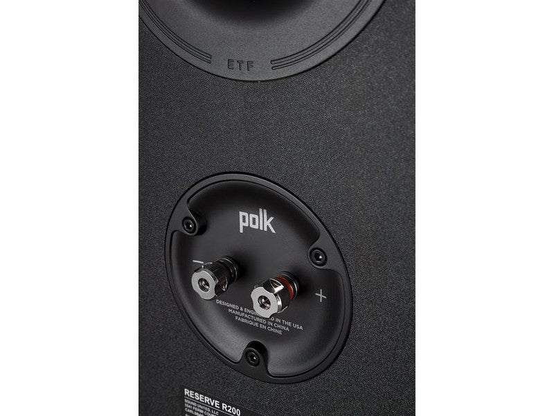 Polk Reserve Series R200 Bookshelf Speaker Pair Black - Image 6