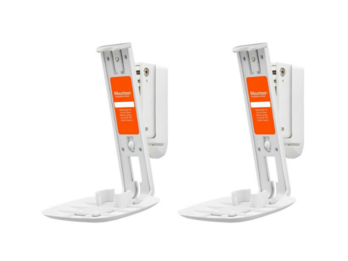 Mountson Wall Mount for Sonos ONE/ ONE SL/PLAY:1 Pair - White
