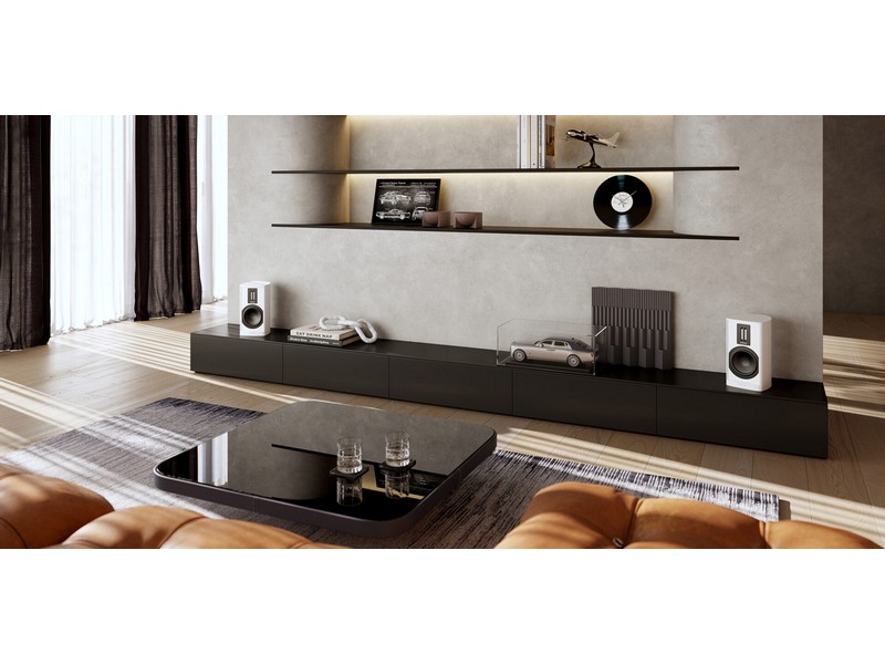 Piega Premium 301 Gen2 2-way Compact Bookshelf Speaker Pair White - Image 3