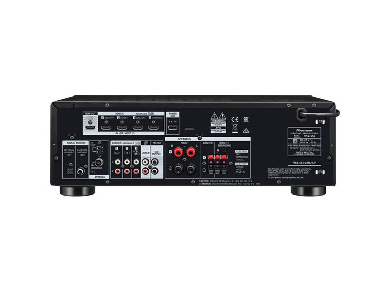 Pioneer VSX-534 5.2ch Home Theatre AV Receiver Black - Image 5