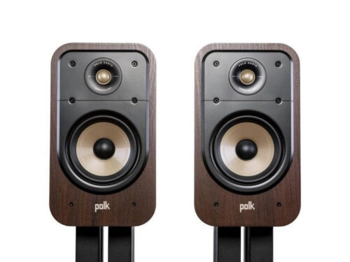 Polk Signature Elite ES20 Bookshelf Speaker Pair Walnut
