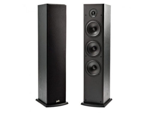 Polk T50 Floorstanding Tower Speaker Pair Black