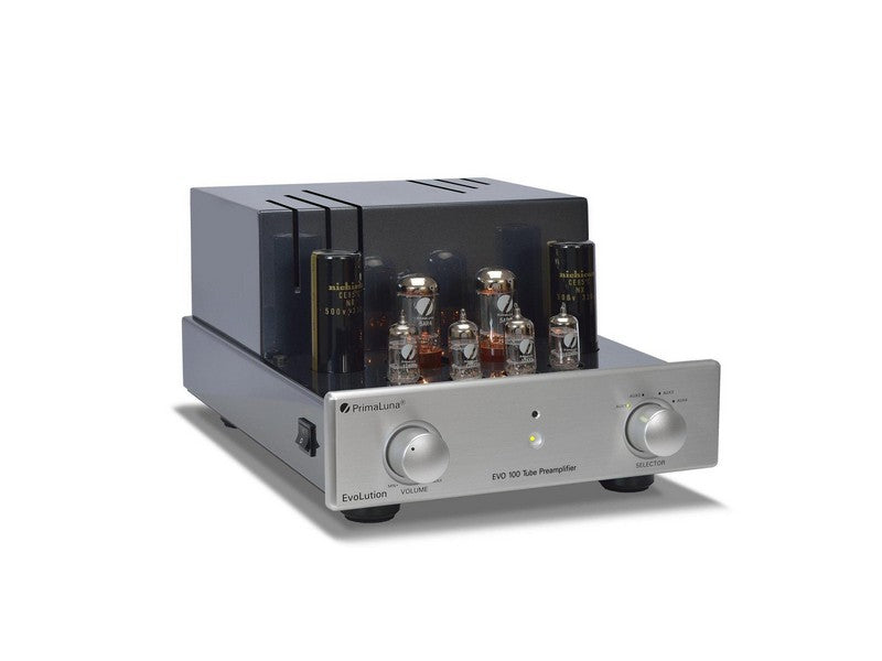 PrimaLuna EVO 100 Tube Preamplifier (EL34) Silver - Image 4