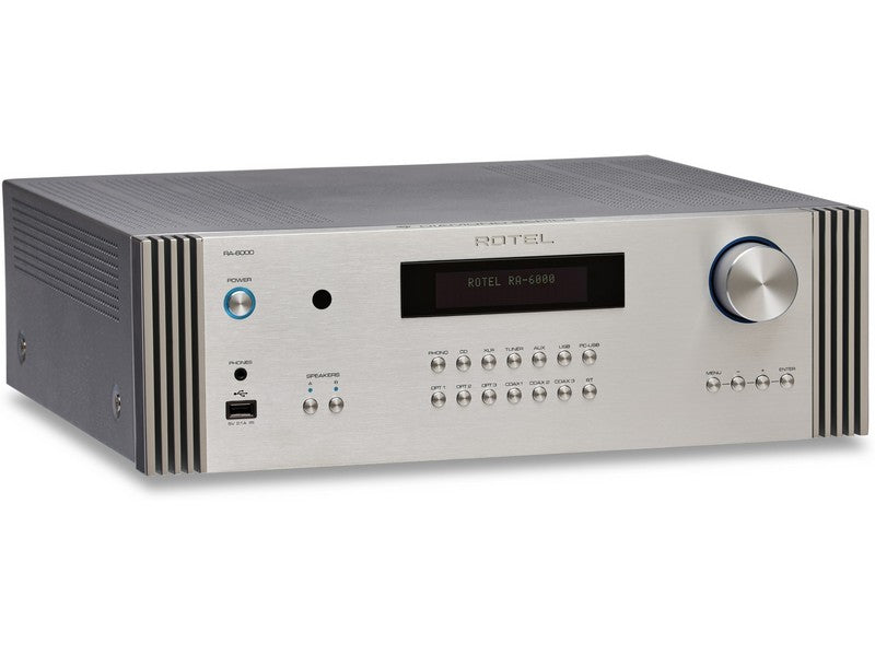 Rotel RA-6000 Integrated Amplifier Diamond Series Silver ***LIMITED TIME ONLY*** - Image 2