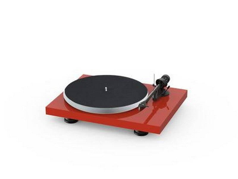 Pro-Ject Debut Carbon Evo Acryl Turntable High Gloss Red with Ortofon 2M Red Cartridge