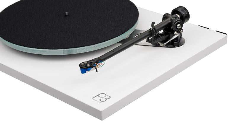 Rega Planar 3 Turntable Gloss White with Factory Fitted Exact Cartridge - Image 3