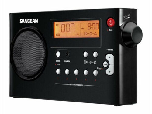 Sangean PR-D7 FM/AM/PLL Portable Radio Tuning Receiver Black