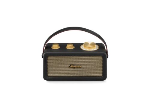 Sangean RA-101 Portable Wooden Cabinet Radio (Black Gold)