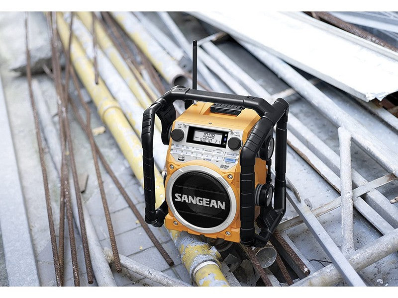 Sangean U4 AM/FM Ultra Rugged Rechargeable Digital Tuning Radio Yellow - Image 2