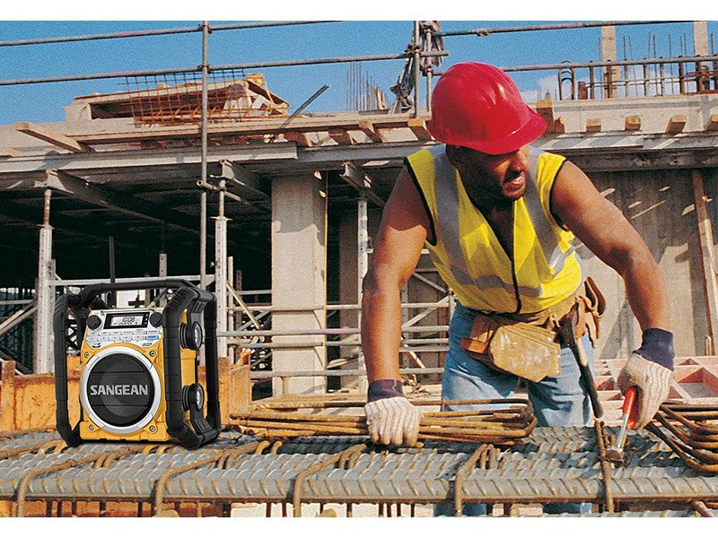 Sangean U4 AM/FM Ultra Rugged Rechargeable Digital Tuning Radio Yellow - Image 3
