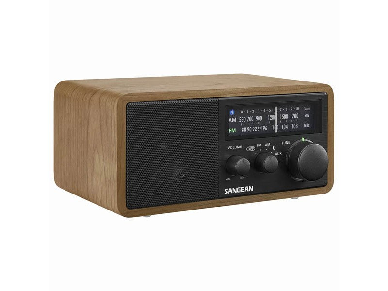 Sangean WR-11BT+ AM/FM Tabletop Wooden Cabinet Radio - Image 2
