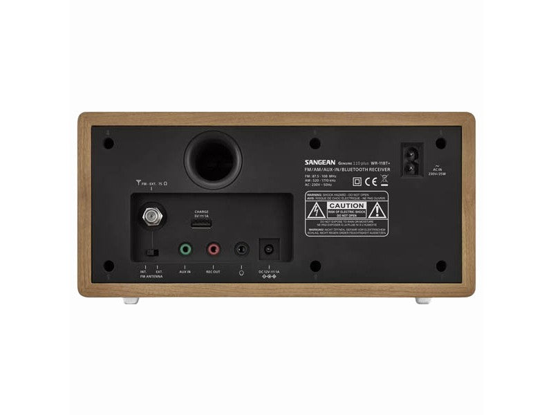 Sangean WR-11BT+ AM/FM Tabletop Wooden Cabinet Radio - Image 3