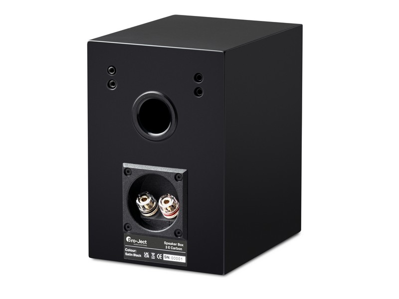 Pro-Ject Speaker Box 3 E Carbon Bookshelf Speaker Pair (Satin Black) - Image 2
