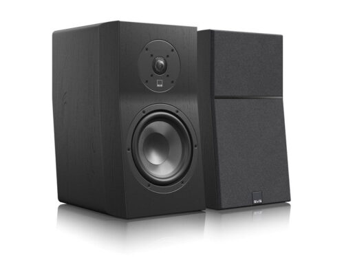 SVS Ultra Evolution Bookshelf Speaker Pair Black Oak