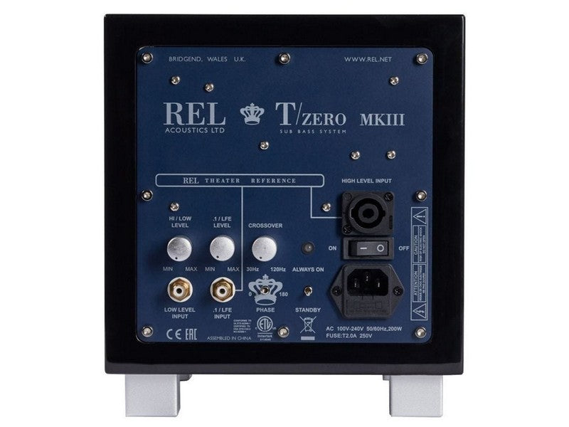 REL T-ZERO MkIII 100W 6.5" Subwoofer Black - Image 8