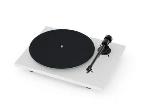 Pro-Ject T1 EVO BT Turntable with Ortofon OM 10 Cartridge - White