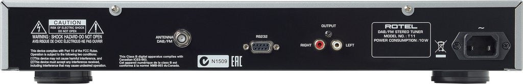Rotel T11 Digital Radio Tuner - Silver - Image 2
