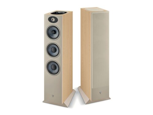 Focal Theva N3-D Dolby Atmos 3-way Floorstanding Speaker Pair - Light Wood