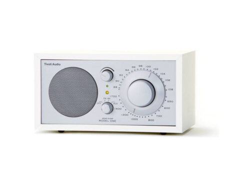 Tivoli Audio Model One Classic AM/FM Table Radio White Silver