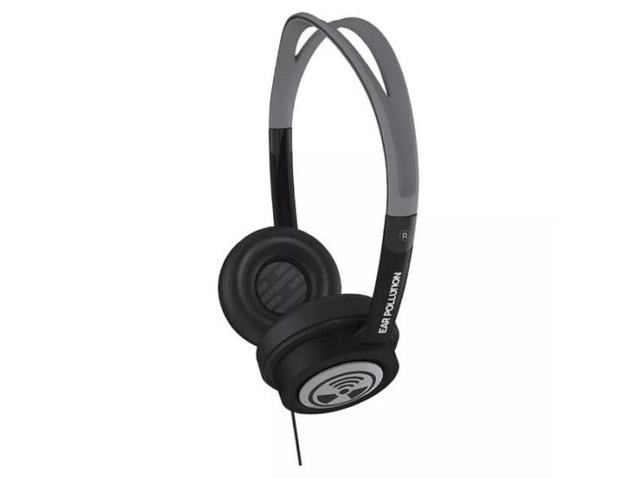 iFrogz Ear Pollution Toxix Wired Headphones Black