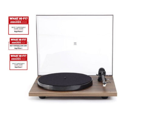 Rega Planar 1 Turntable Walnut Effect