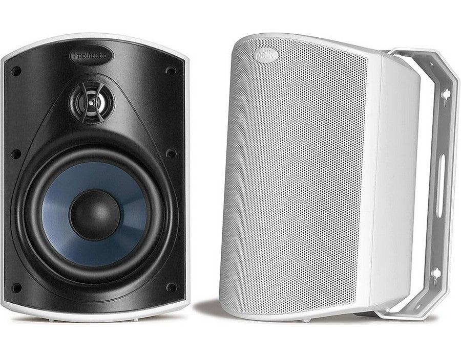 Polk Atrium 4 All Weather Outdoor Compact Speaker Pair White - Image 2