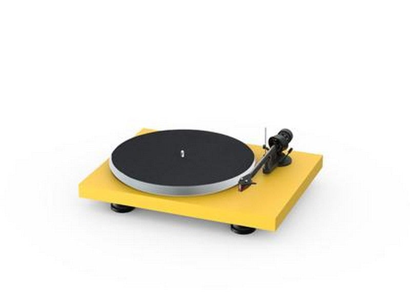 Pro-Ject Debut Carbon Evo Acryl Turntable Yellow with Ortofon 2M Red Cartridge