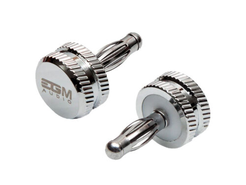 Banana Plug Noise Stoppers - Rhodium