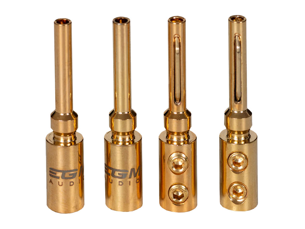 Banana Plug Nude - Gold