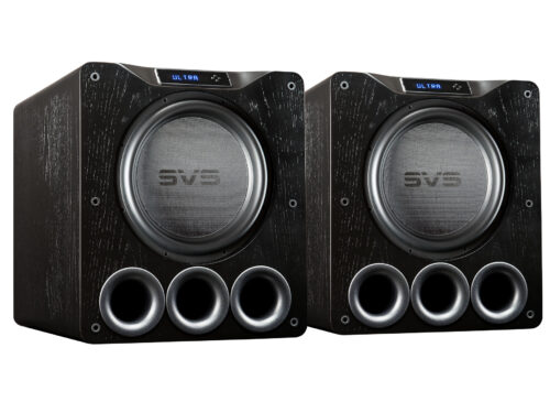 SVS PB16-Ultra - Ported Box Home Subwoofer Black Oak Veneer