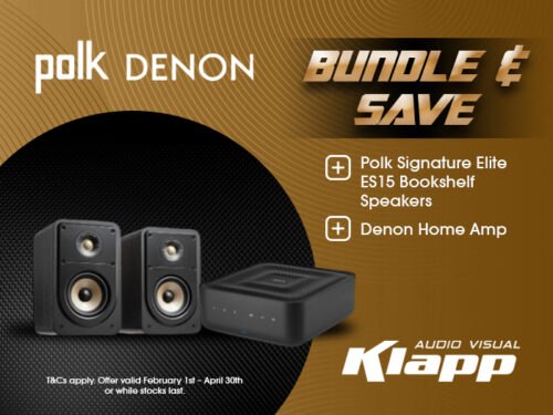 Polk Signature Elite ES15 Bookshelf Speakers & Denon Home Amp