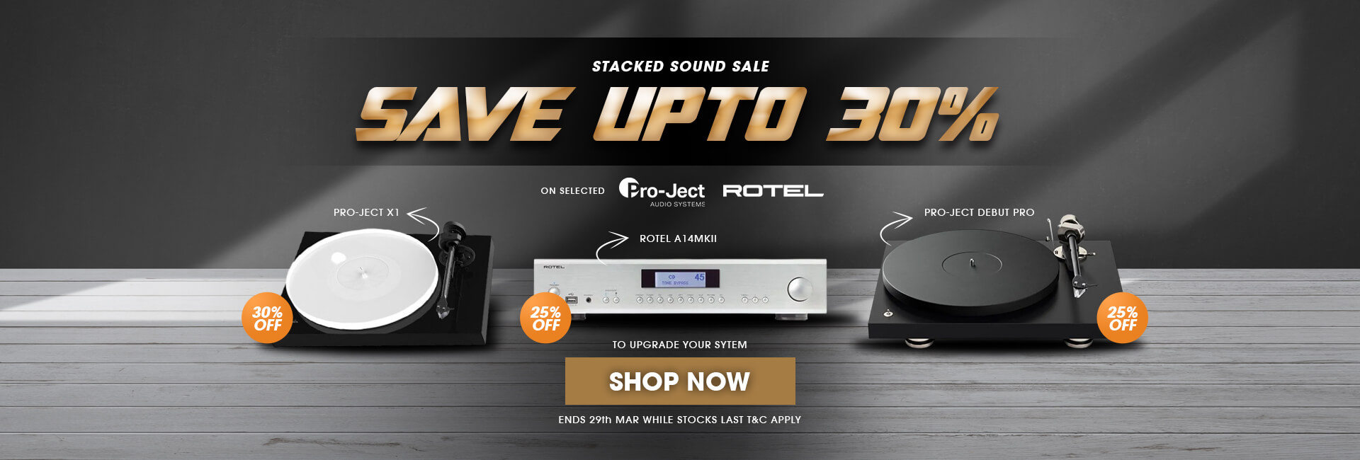 Stacked Sound Sale