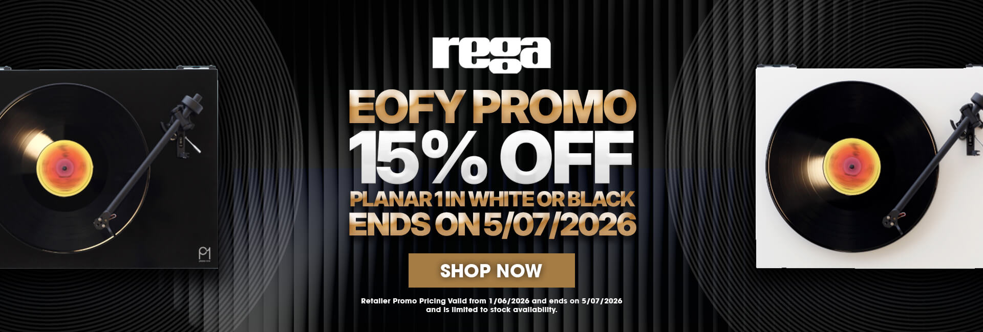 Rega EOFY Promo