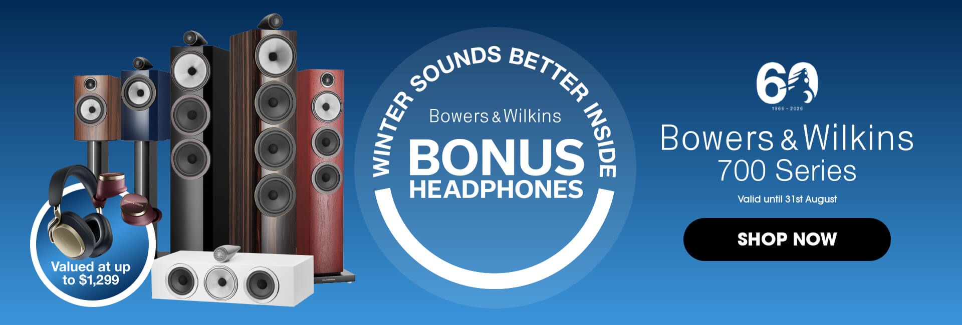 B&W 700 Series Winter Promotion