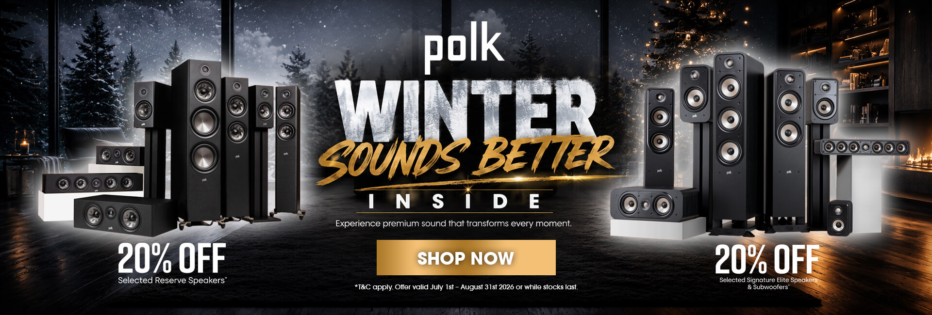 Polk Winter Sounds Better Inside