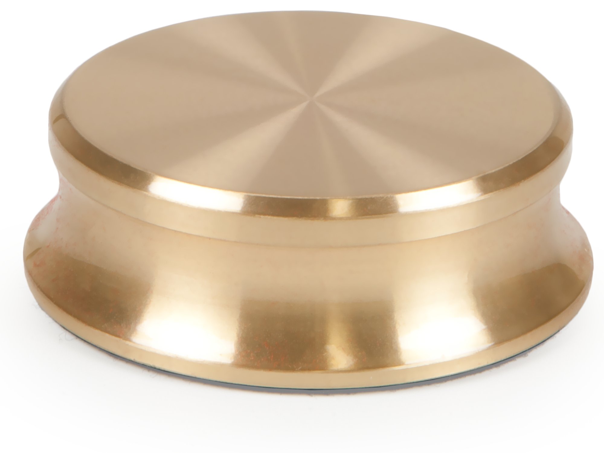 Record Puck Classic Brass