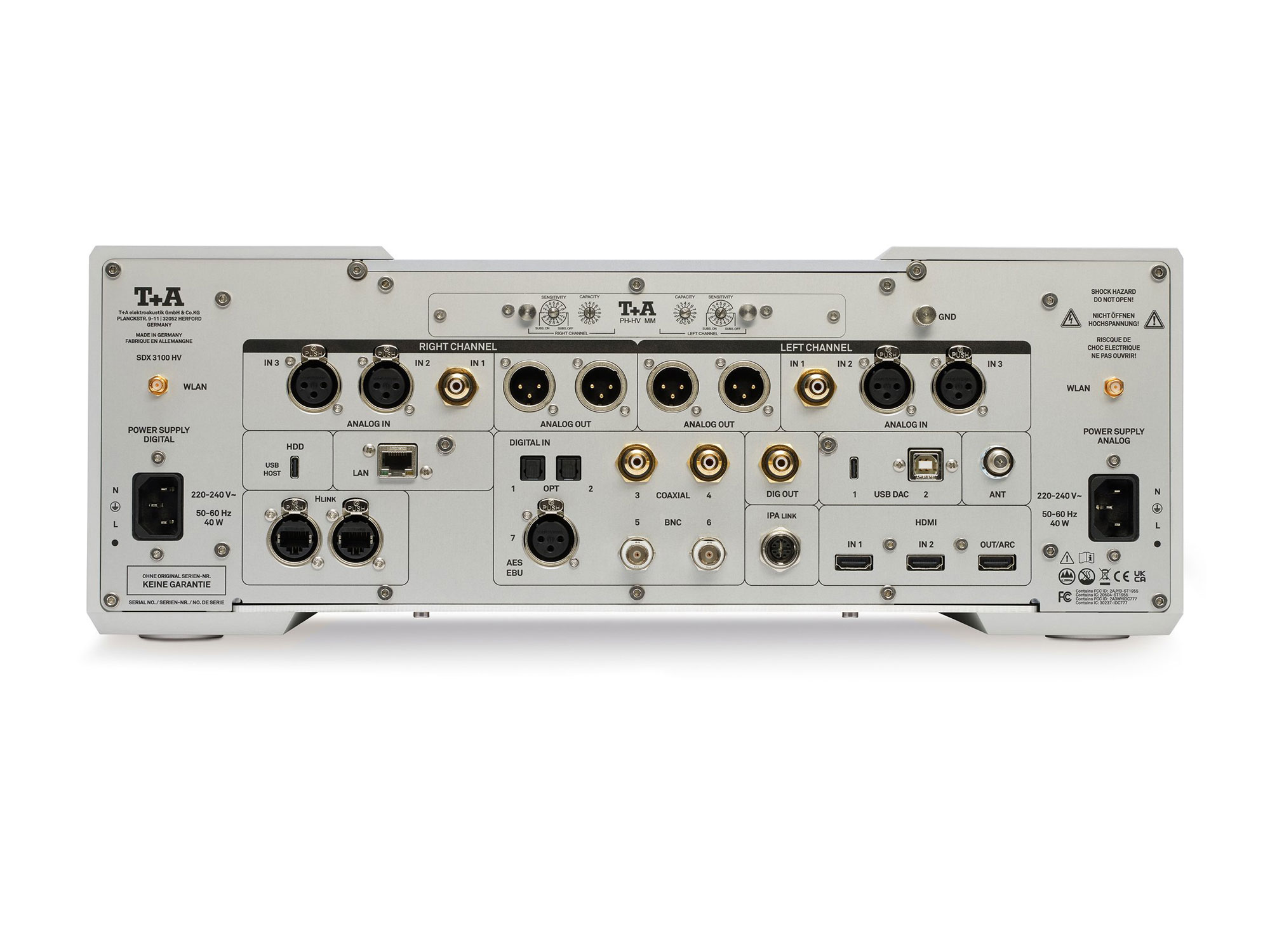 T+A SDX 3100 HV Reference Streaming DAC / Preamplifier - Image 2