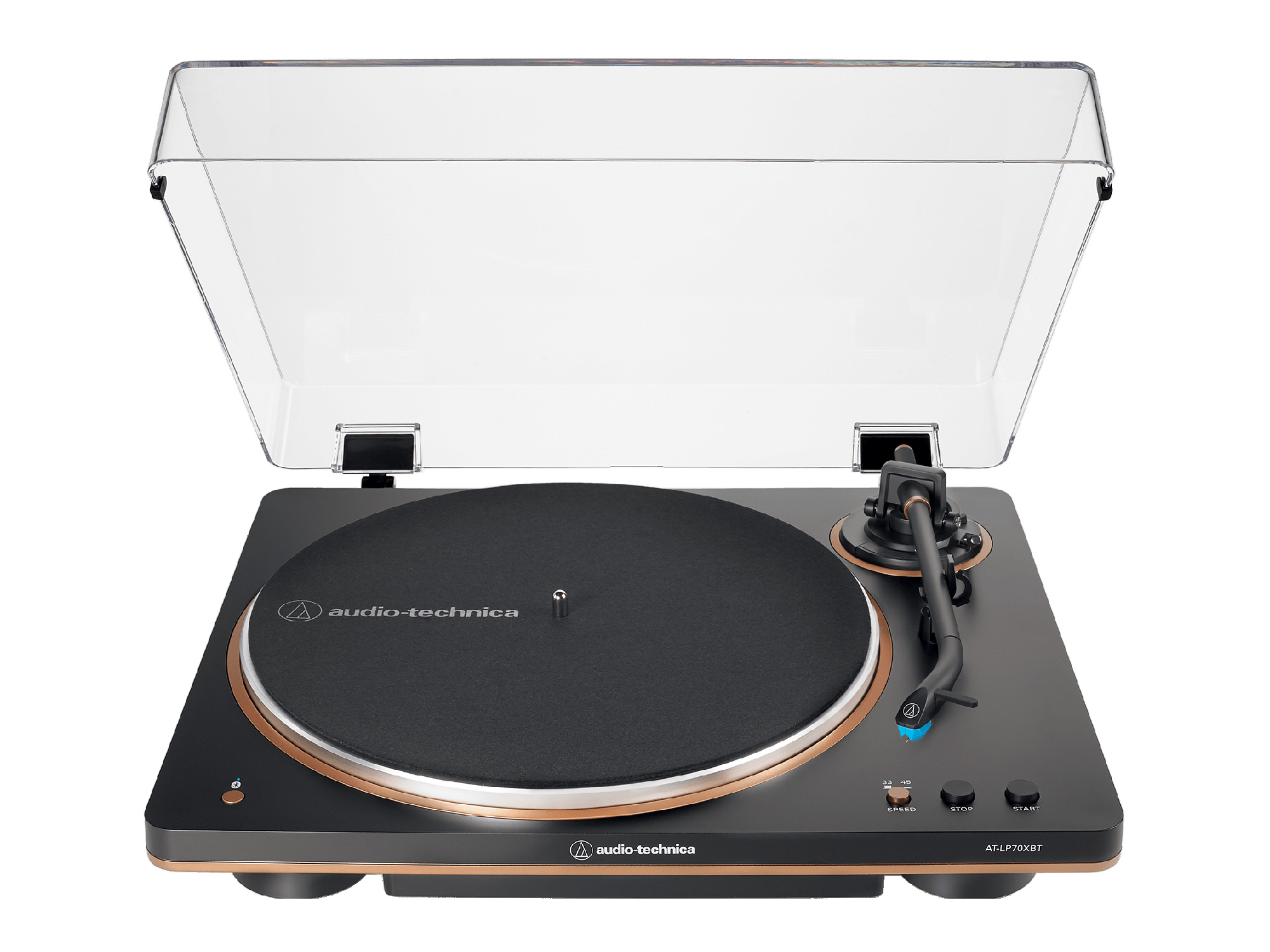 Audio-Technica AT LP70XBT Fully Automatic Wireless Belt-Drive Turntable with VM95C Stylus