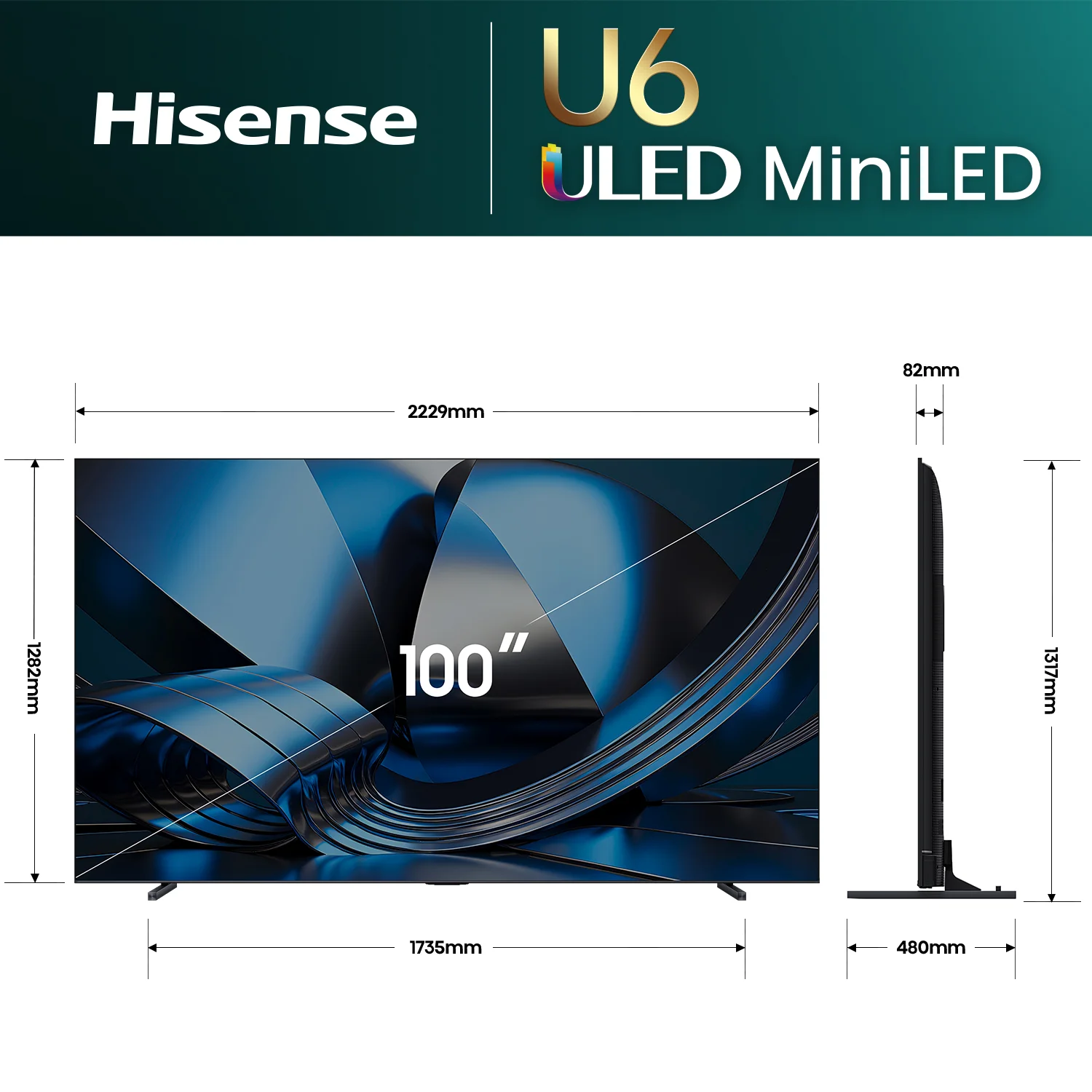 Hisense U6S ULED MiniLED 144Hz 4K TV - Image 10